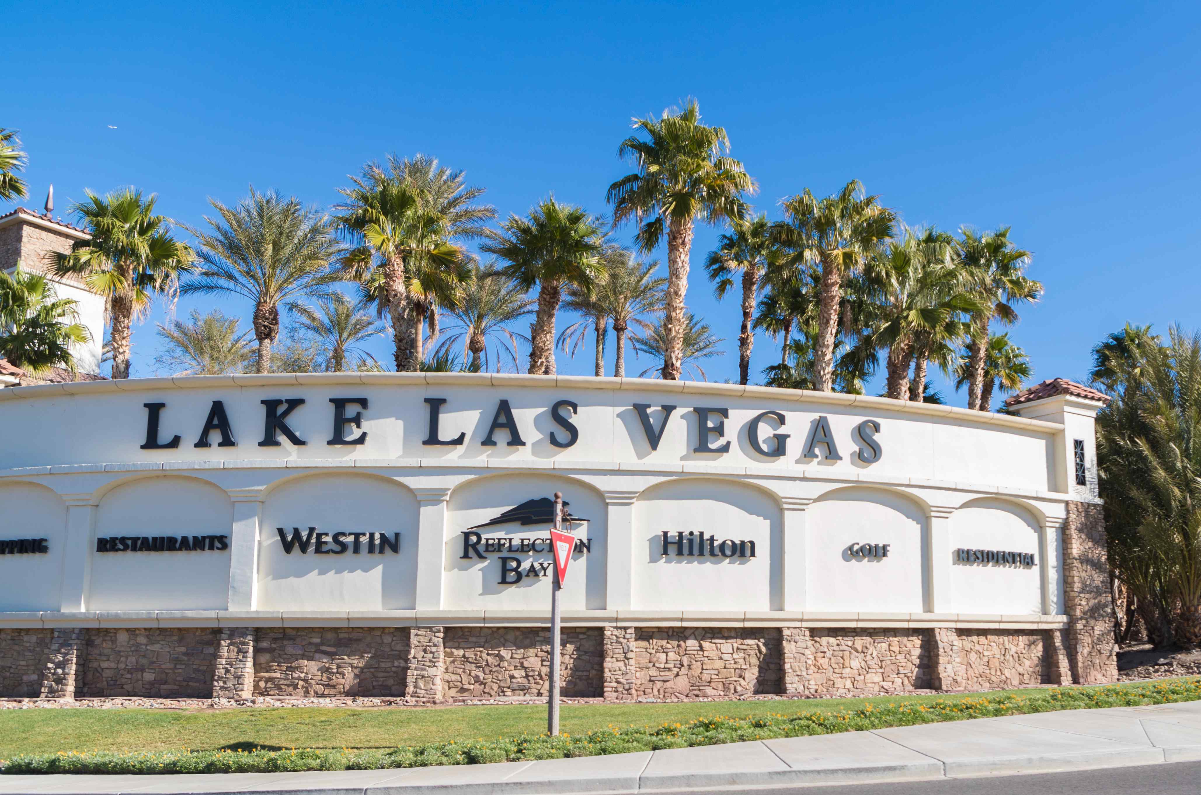 A sign on a building.