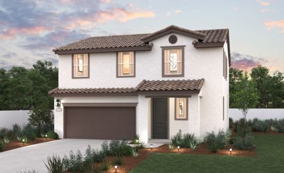 A house with a driveway.