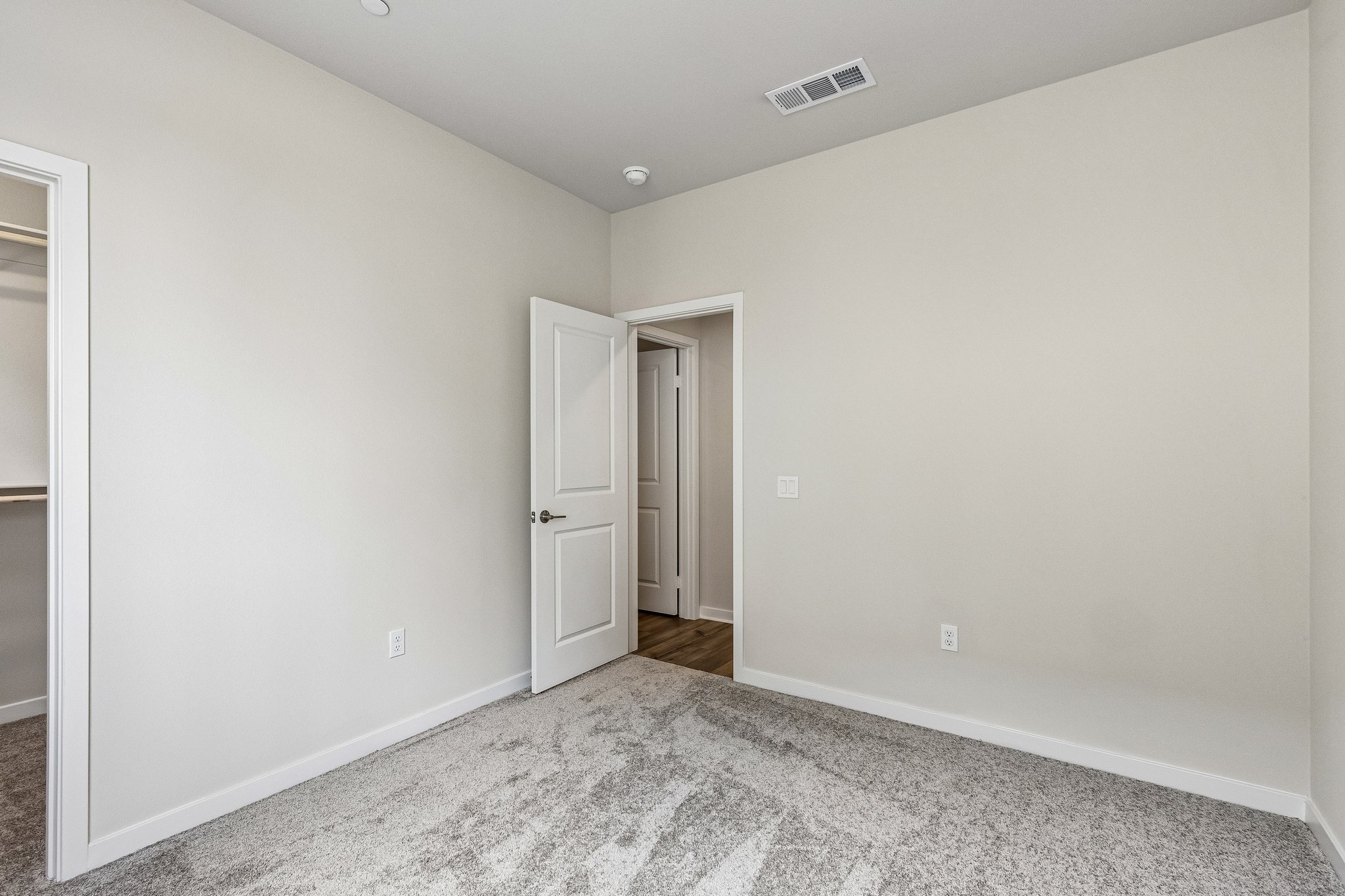 A room with white walls.