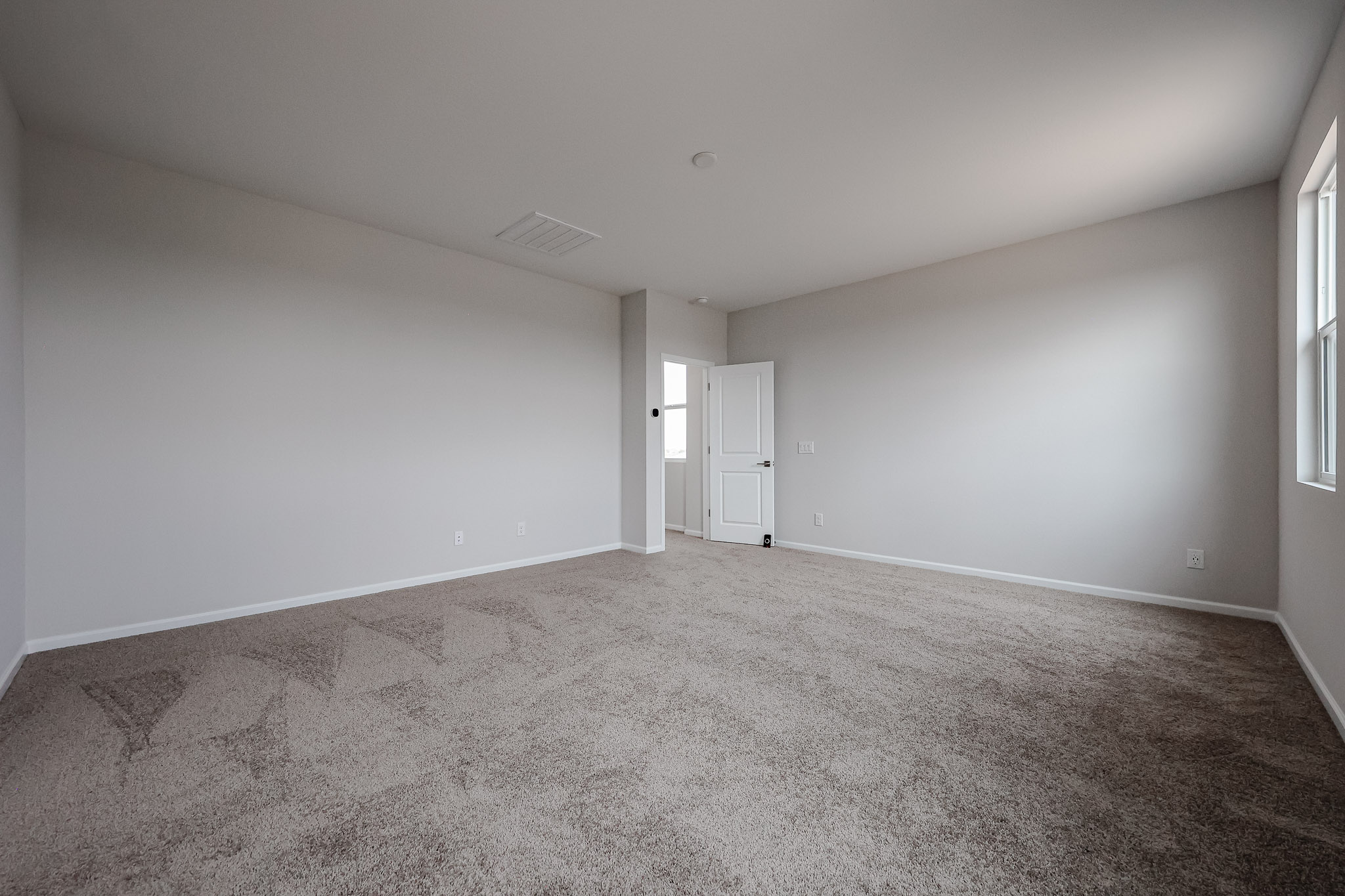 A room with white walls.