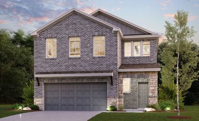 A house with a garage.