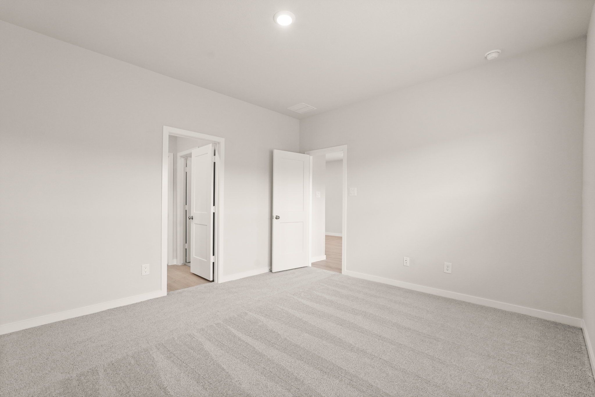 A room with white walls.