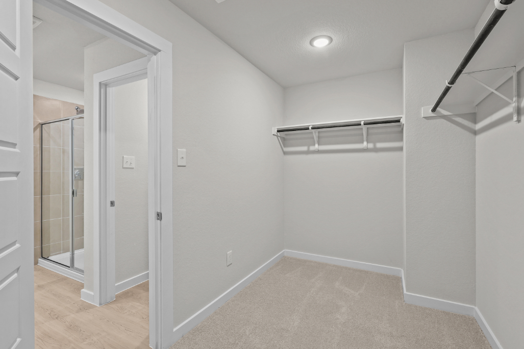 A room with white walls.