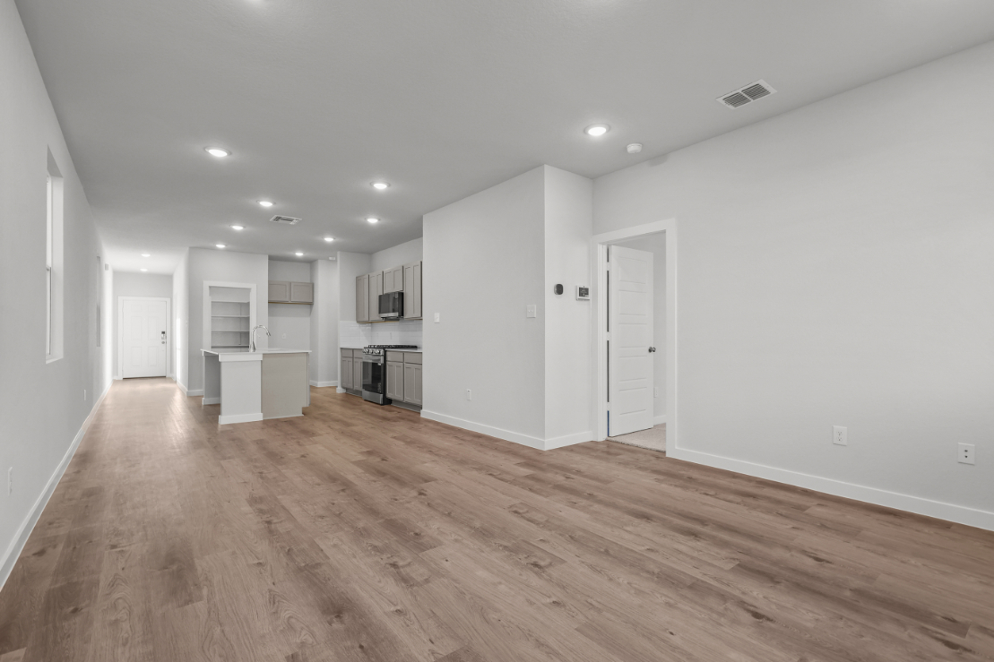 A large empty room.